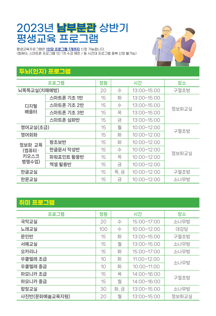 남부분관 프로그램 2